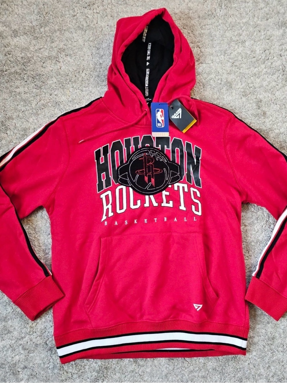 NBA Houston Rockets Red Pullover Hoodie for Kids